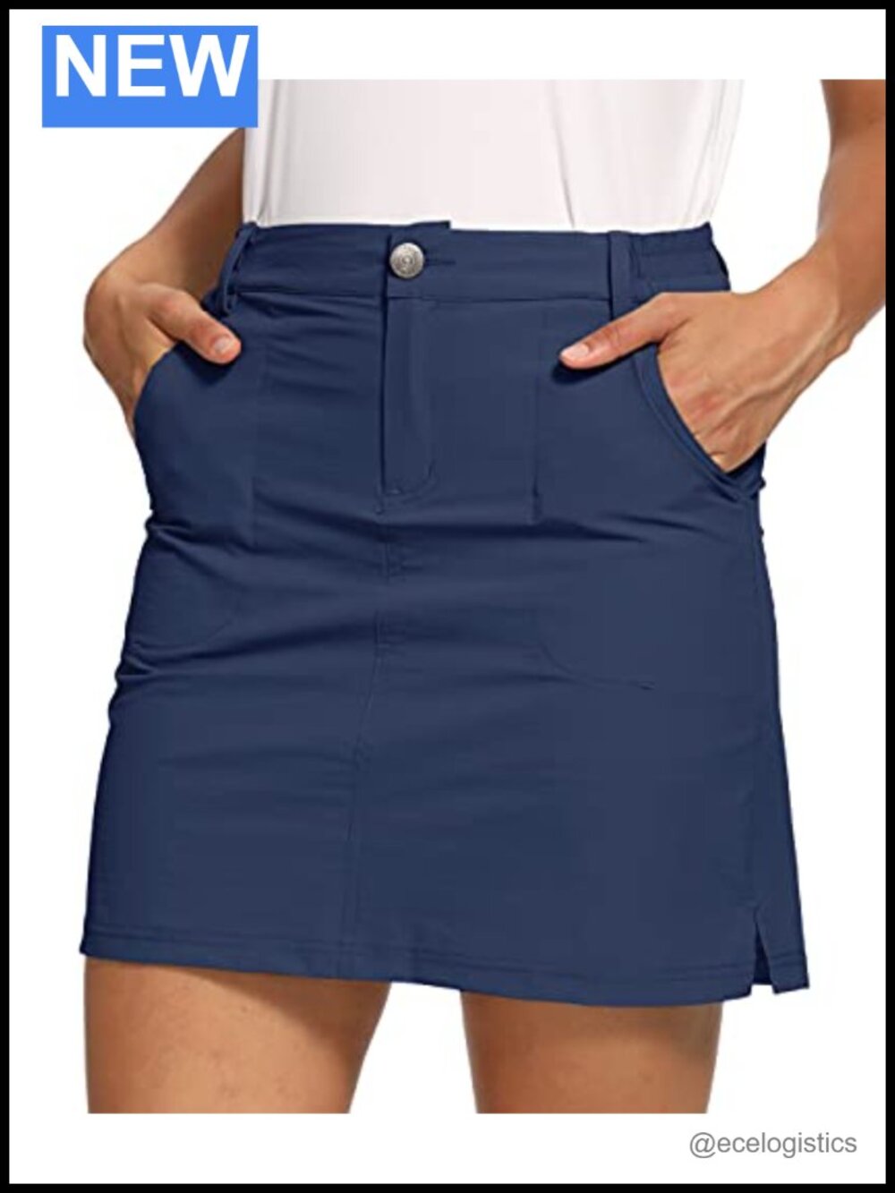 Women's Quick-Dry Athletic Skort with Pockets UPF 50+
